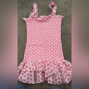 Loveshackfancy pink floral dress